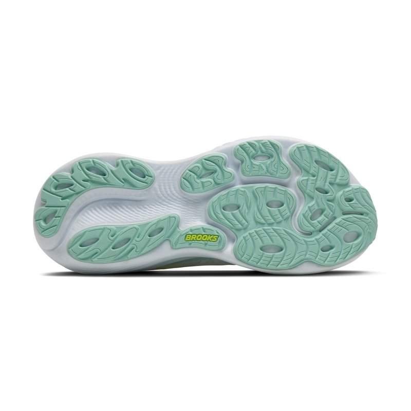 Brooks Women’s Adrenaline GTS 25 Supportive Running & Walking Shoe - White/Nightlife/Yucca - 7.5 Medium