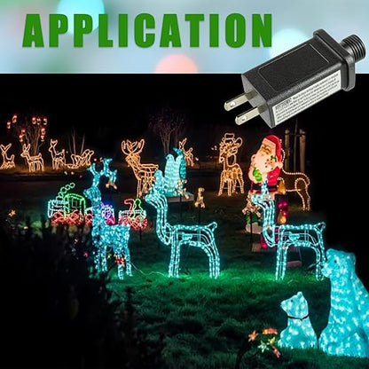 4.5V 2.7W LED Transformer Replacement Class 2 Power Supply for Christmas String Light Inflatable Decorations LED Controller IP44 Waterproof Low Voltage