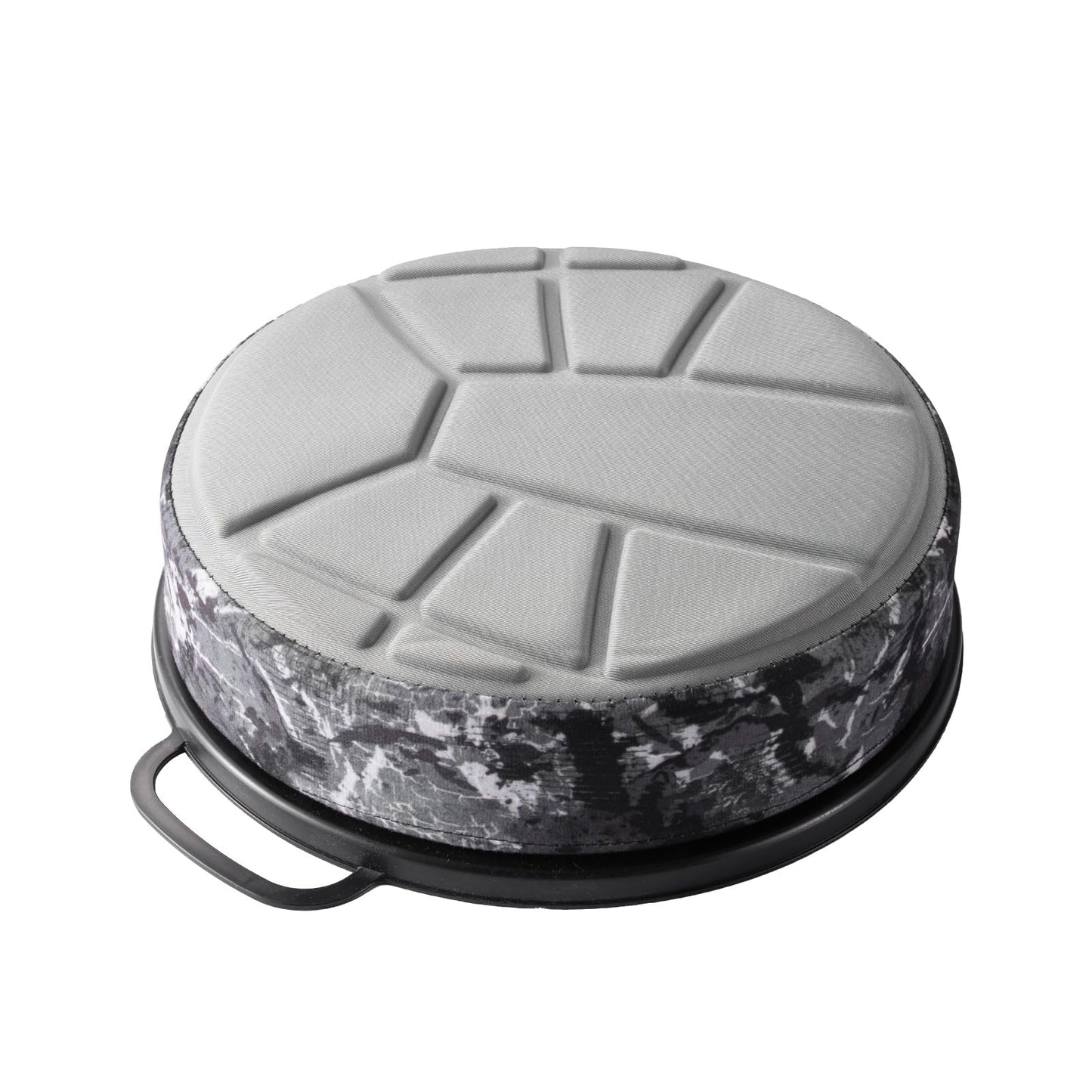 Suzicca 5 Gallon Bucket Seat with 3" Thick Seat Foam Cushion,360°Swivel Bucket Lid Seat,Silent Bucket Seats for Ice Fishing, Baseball, Gardening and Camping, Padded with Memory Foam.