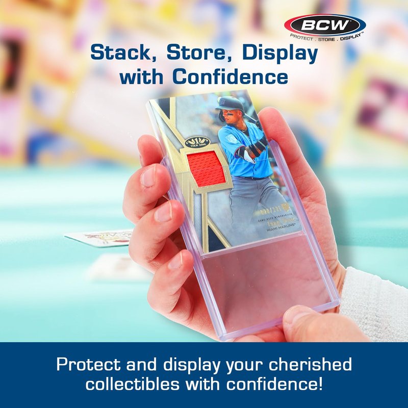BCW Thick 138PT Card Top Load Holder (Pack of 10), 3 x 4