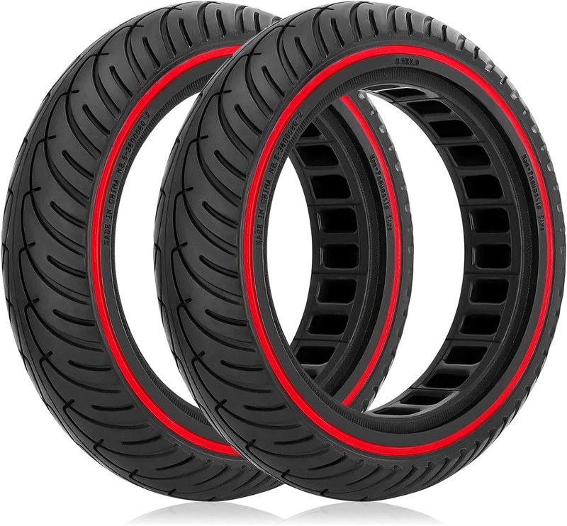 Amitor 2PCS 8.5x2 inches Scooter Solid Tires, Electric Scooter Replacement Wheels Honeycomb Solid Tire, 50/75-6.1 Tire Replacement, 8 1/2 x2 Tire for Xiaomi M365 Pro 1S/Gotrax GXL V2 XR