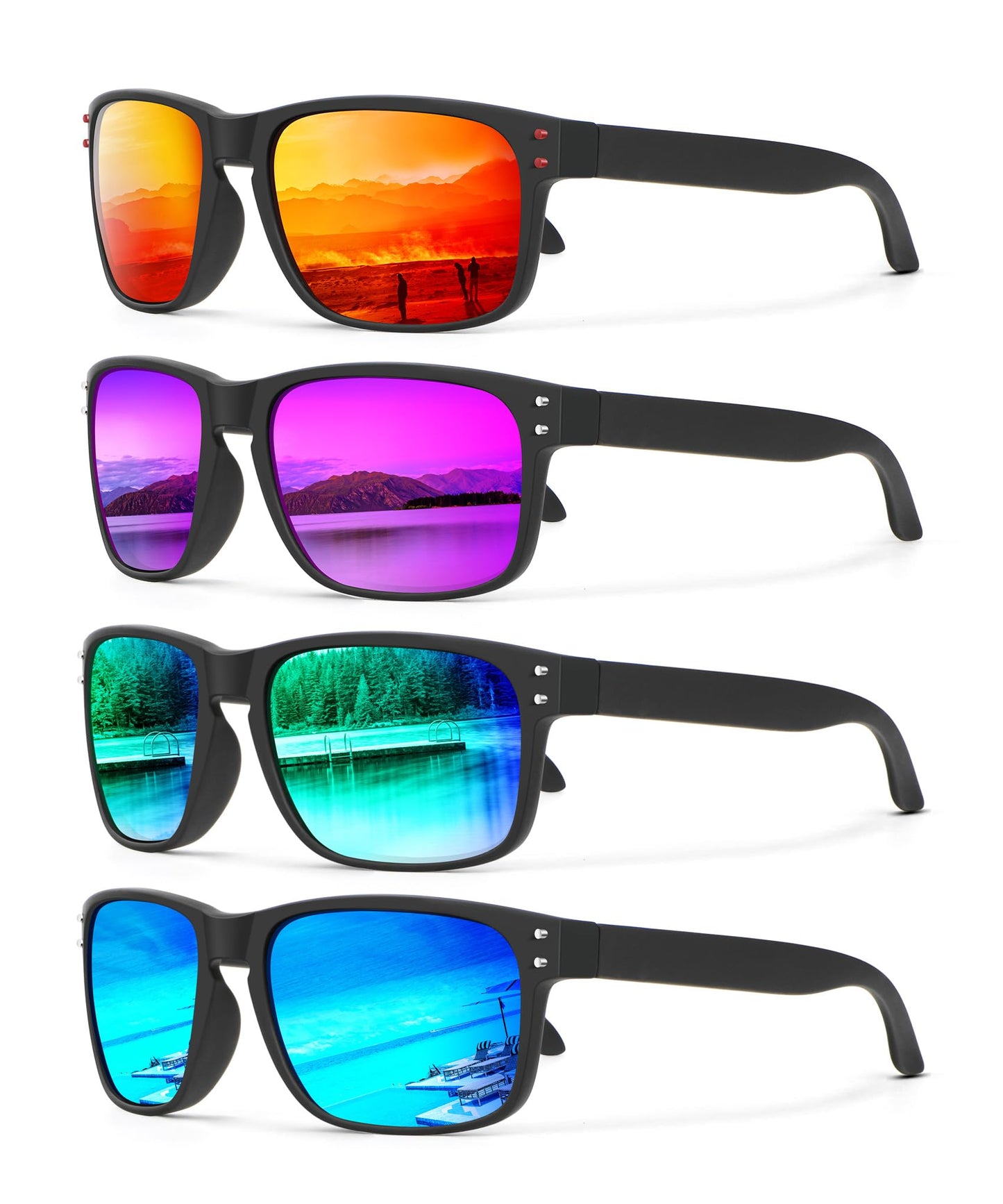 KALIYADI Mens Sun-Glasses Polarized Sunglasses-Men: Classic Sunglasses with UV400 Protection for Fishing Golf Driving