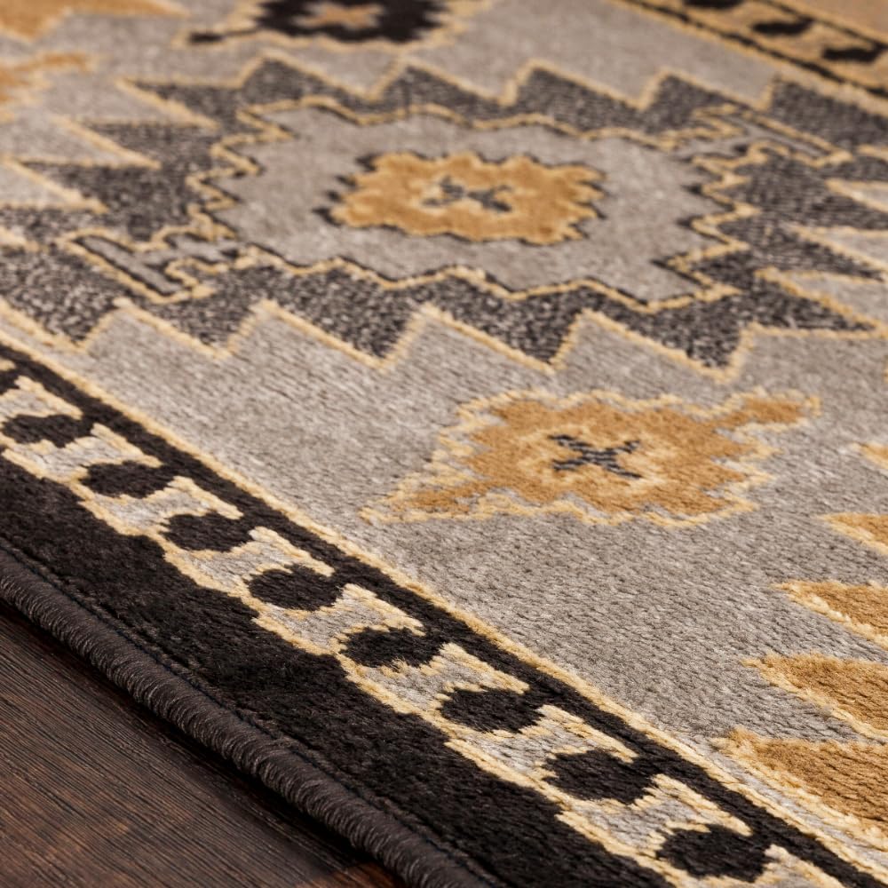 Artistic Weavers Hepburn Beige, Black and Gray Bohemian/Global Area Rug 8'10" x 12'10"