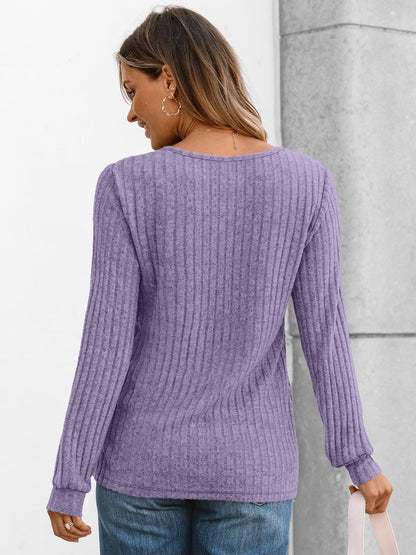 AUTOMET Long Sleeve Henley Shirts Women's Business Casual Lightweight Tunic Sweater Tops