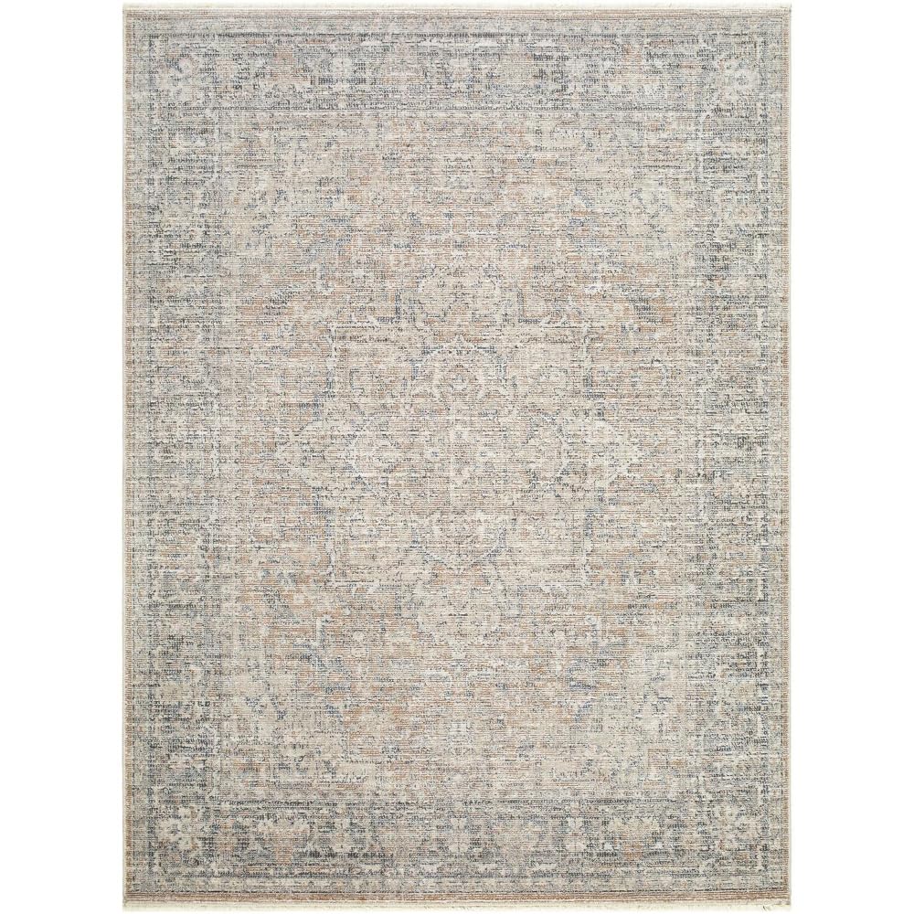Livabliss x Galey Alix Maria Elena III Vintage Medallion Area Rug, 5'3" x 7' (5' x 7'), Brown