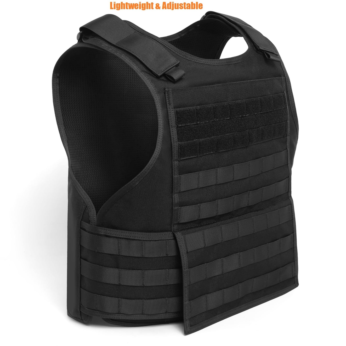 TACNEX Lightweight MOLLE Duty Vest Adjustable Weighted Workout Vest for Men Women Classic