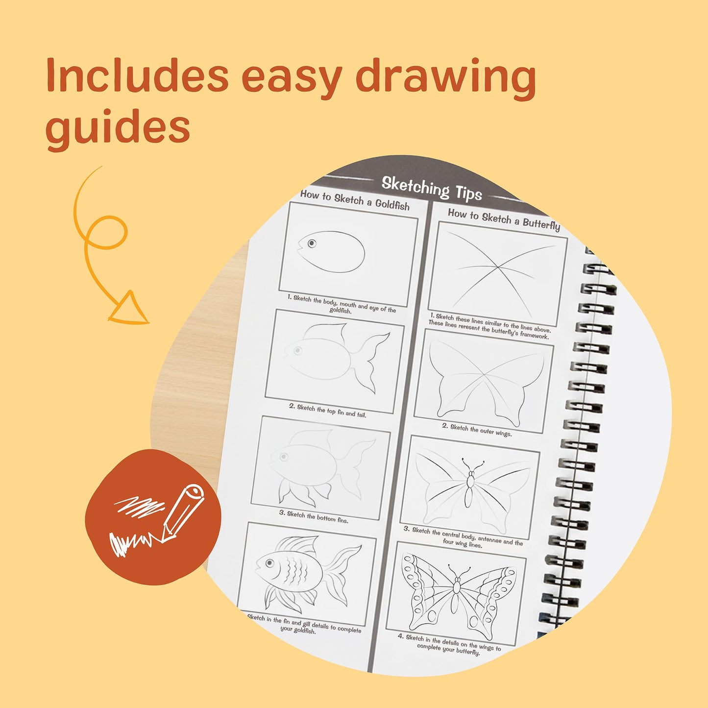 Melissa & Doug Drawing Paper, Sketch Pad, 3-Pack Bundle for Coloring, Writing or Painting (6 x 9 inches) - 50 Sheets Each, Kids Drawing Pad & Art Supplies for Kids Ages 3+
