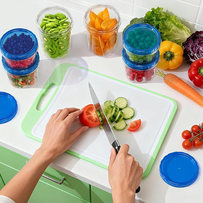 BiuLeon [12 Pack-34oz Freezer Storage Containers, Plastic Soup Containers with Lids, BPA Free Food Storage Containers with Twist Top Lids, Reusable Meal Prep Containers