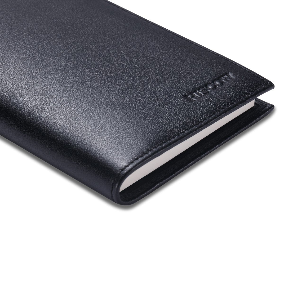 HISCOW Minimalist Checkbook Cover - Full Grain Leather