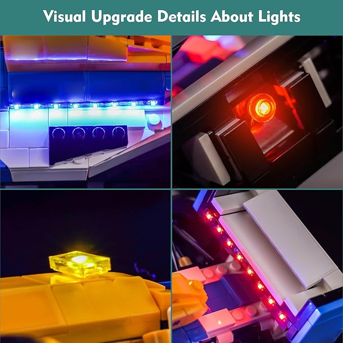 Light kit Compatible with Lego 10353 Williams Racing FW14B mit Nigel Mansell - No Model Only Light LED Lighting Accessories Compatible with Lego 10353 Set (Standard Version)