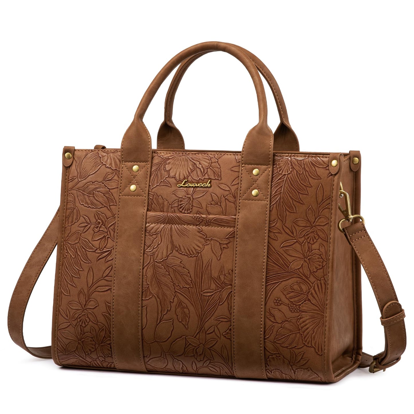 LOVEVOOK Purse for Women Leather Tote Bag Purse and Handbags, Satchel Shoulder Crossbody Top Handle Bags with Zipper