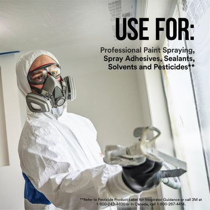 3M™ Paint Project Reusable Respirator 6211P1-DC, OV/P95, Medium, 1-Fcpc, 1-pr of 6001 Ctdgs, 2-pr 5P71 Fltrs, 1-pr of 501 Rtnrs
