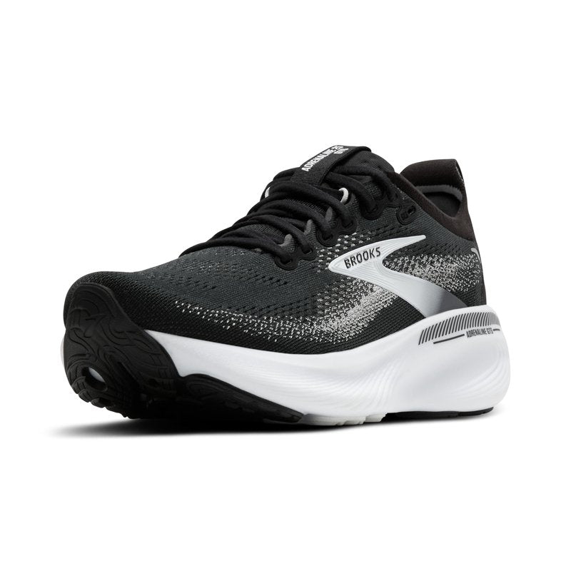 Brooks Women’s Adrenaline GTS 25 Supportive Running & Walking Shoe - Black/Grey/White - 7 Medium