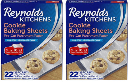 Reynolds Kitchens Air Fryer Liners Disposable, Unbleached Parchment Paper Sheets, 50 Count