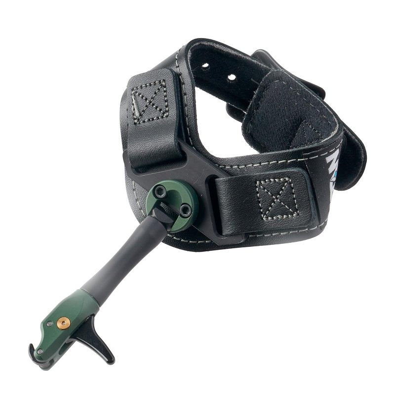 Stan SoleX Clicker CM/Connected Metal Index Finger Bowhunting Archery Release - Wrist Strap Open Hook Trigger Aid with Click Mechanism, Fast Reset, Adjustable Length, Travel & Tension (8493)