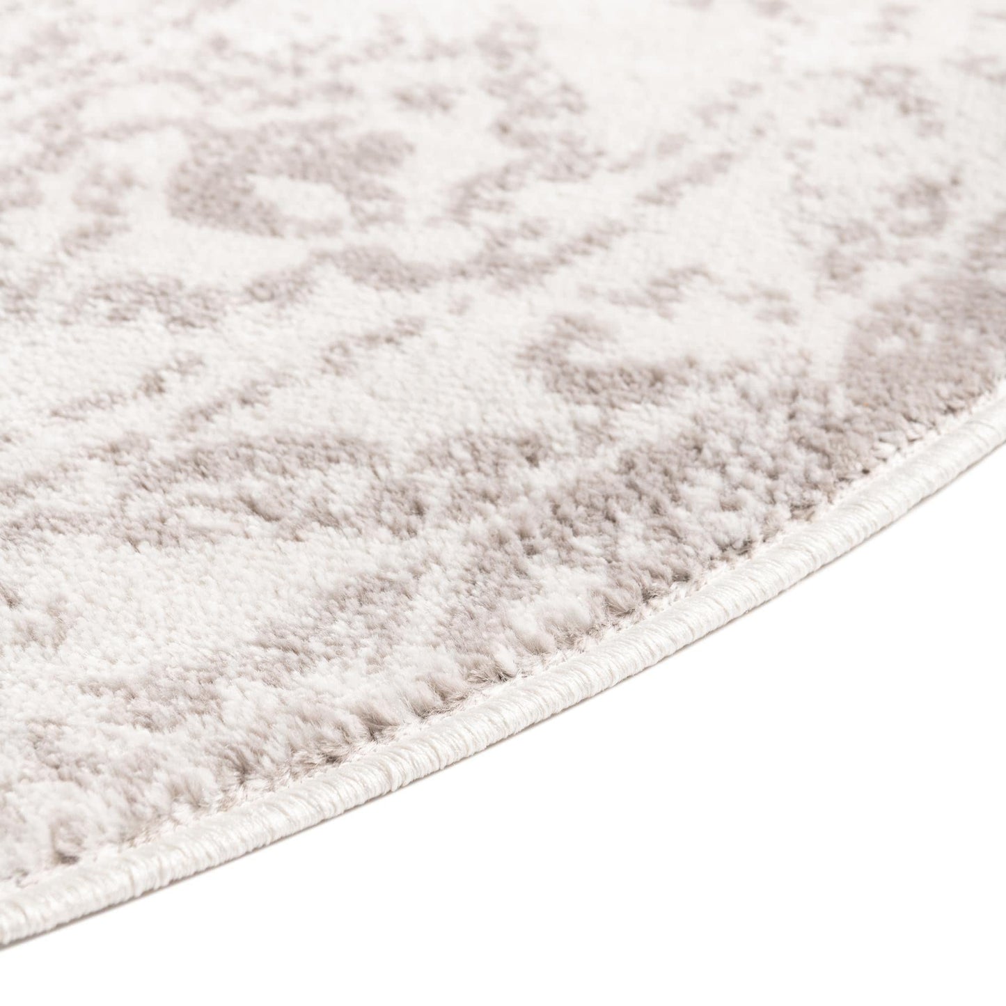 Unique Loom Oxford Collection Area Rug - Bodleian (4' 1" x 6' 1" Oval, Ivory/ Gray)