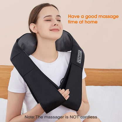 AERLANG Fathers Day Dad Gifts Neck Massger,Shiatsu Neck and Back Massager with Heating Neck and Shoulder Massager Deep Kneading Pillow for Massage Home Office Car Use Gifts for Women Men Dad Mom