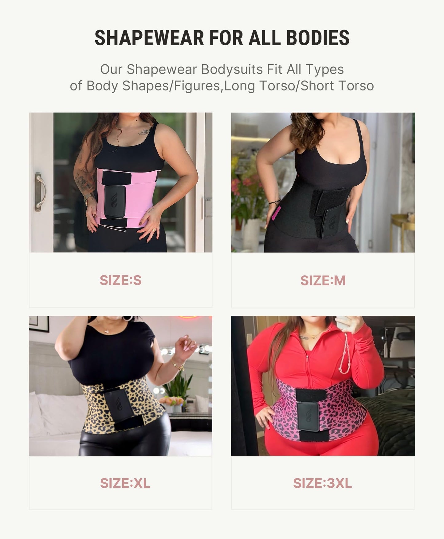 FeelinGirl Women Corset Workout Waist Trainer Belt Tummy Control Waist Cincher Sport Waist Trimmer Black XL