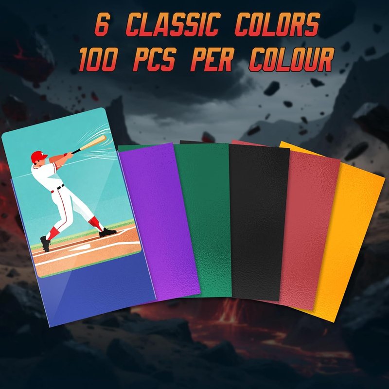 Matte Card Sleeves - 600ct Premium Protectors for Trading Cards | Soft Touch Finish for Smooth Shuffling