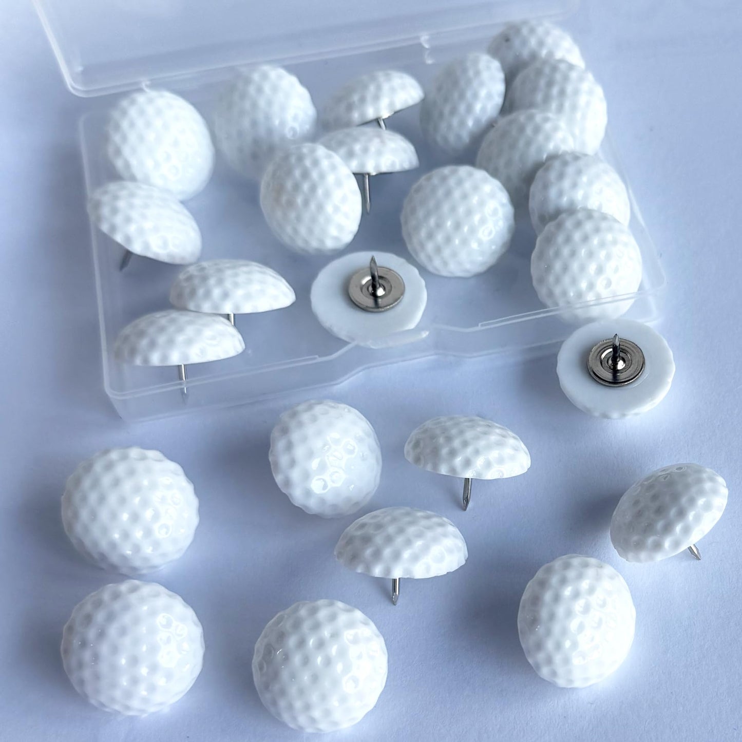 Push Pins for Wall,25Pcs Sports Decorative Push Pins, Thumb Tacks for Bulletin Board, Photos Wall & Maps, Desk Decor for School Offices (Golf)