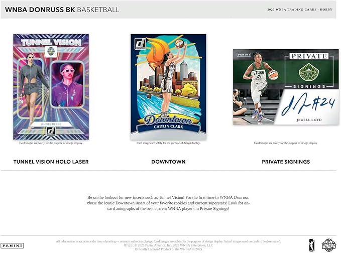 2025 Panini Donruss WNBA Basketball Mega Trading Card Box (1 Autographs or Memorabilia Cards Per Box)