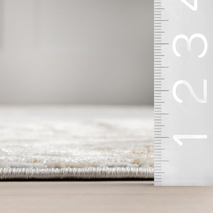 nuLOOM Chastin Modern Abstract Area Rug - 8x10 Area Rug Modern/Contemporary Beige/Grey Rugs for Living Room Bedroom Dining Room Kitchen