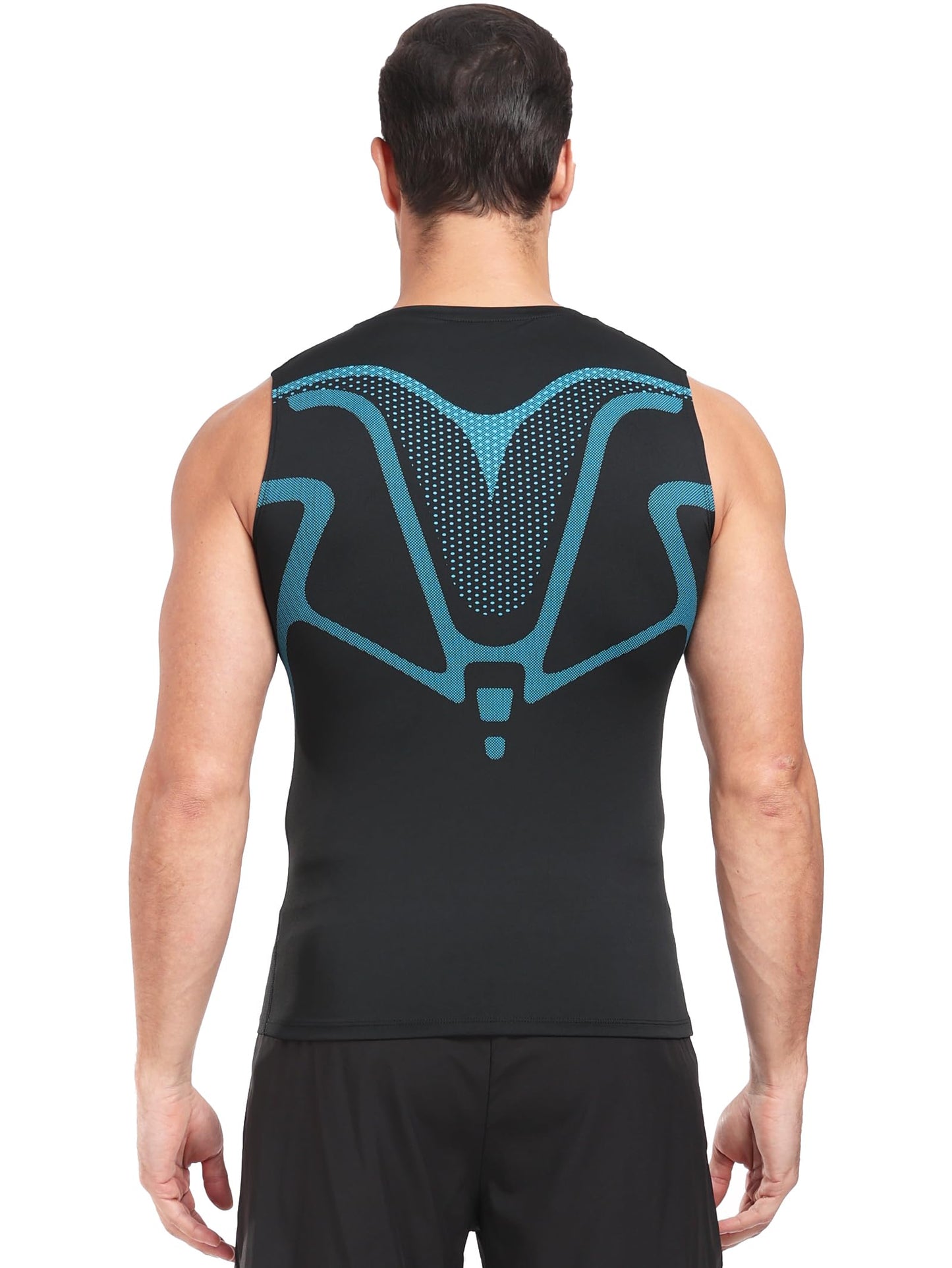 Mens Tank Tops,Sport Running Dry Fit Gym Shirt, Wicking Athletic Mesh Breathable Muscle Tee Workout Sleeveless Shirts