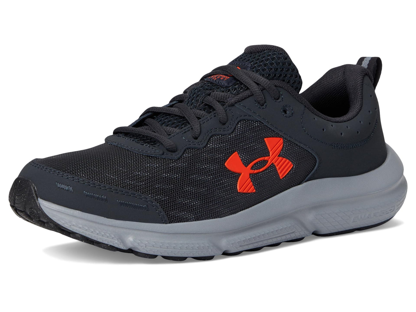 Under Armour Men's Charged Assert 10, (016) Anthracite/Anthracite/Ares Red, 2.5, US