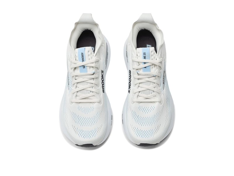 Brooks Women’s Adrenaline GTS 25 Supportive Running & Walking Shoe - Star White/Nantucket/Chrome - 10 Medium