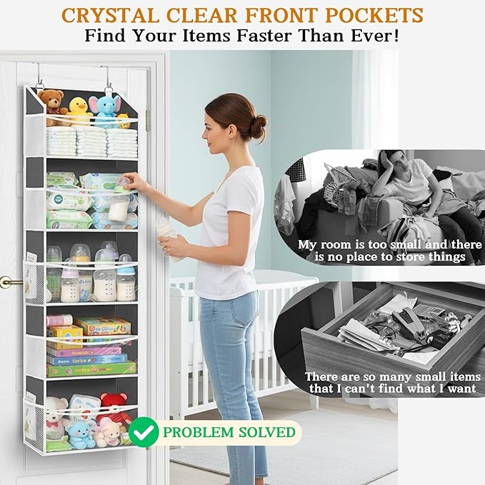Ofiray-home 2 Pack Over Door Organizer