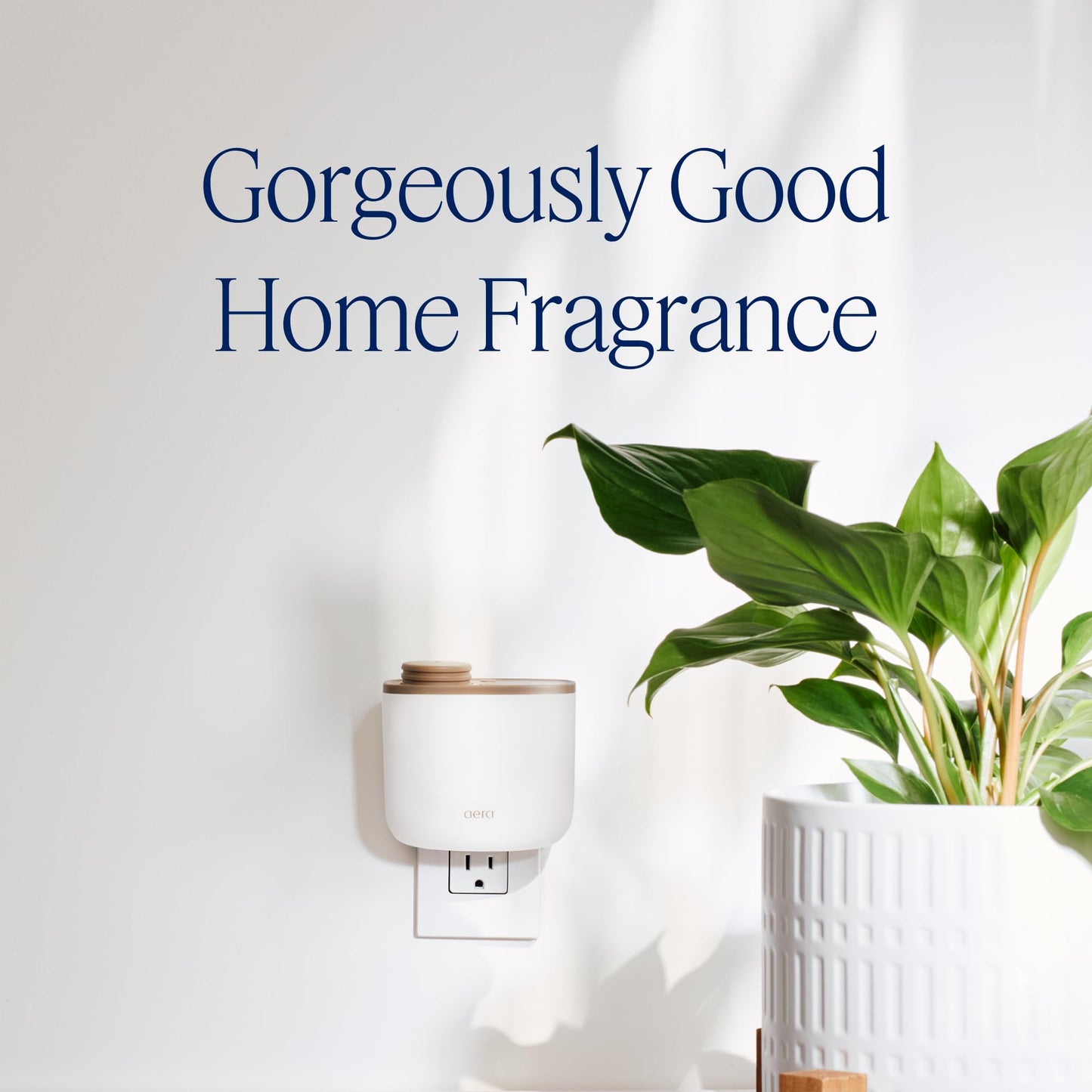 AERA Mini Waterless Plug-in Essential Oil Diffuser for Rooms 100–400 Sq Ft – Smart Aromatherapy Machine with App & Alexa Control – (Fits 12.5 mL Capsules – Sold Seperately) – White