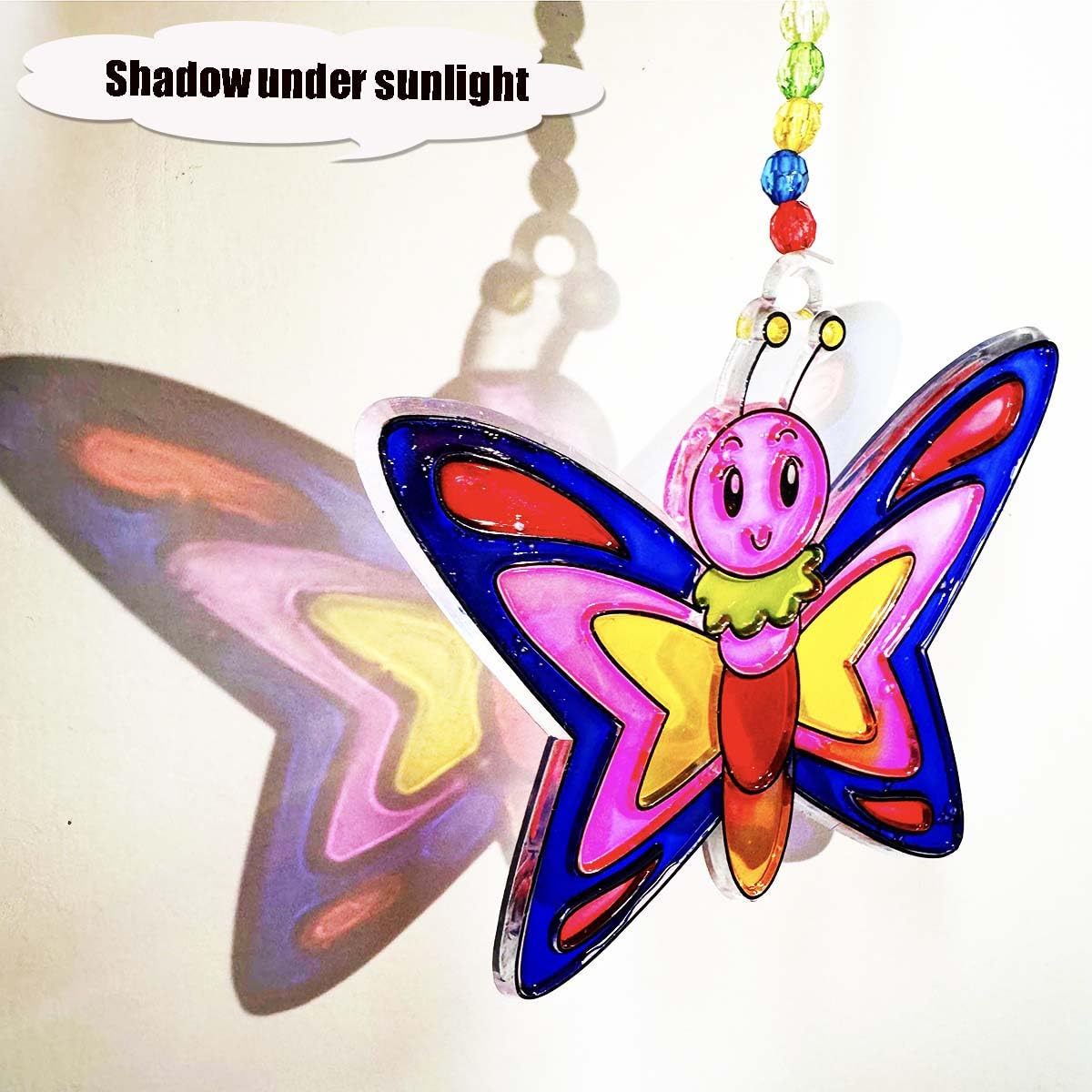 30 Sets Suncatcher Kit Butterfly Suncatchers Window Art Paint Sun Catcher DIY Craft Kits Butterfly Suncatcher Kit for Outdoor Spring Summer Decoration Home Activity Art Project Birthday Party Favors