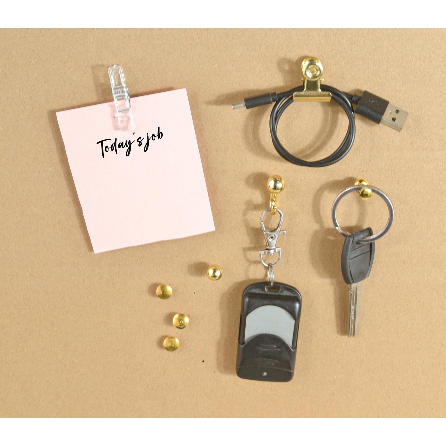 400 Pcs Gold Push Pins Set,7 Styles Push pins, Pin Tacks,Decorative Thumb Tacks for Cork Board,Bulletin Boards Home Office Accessories