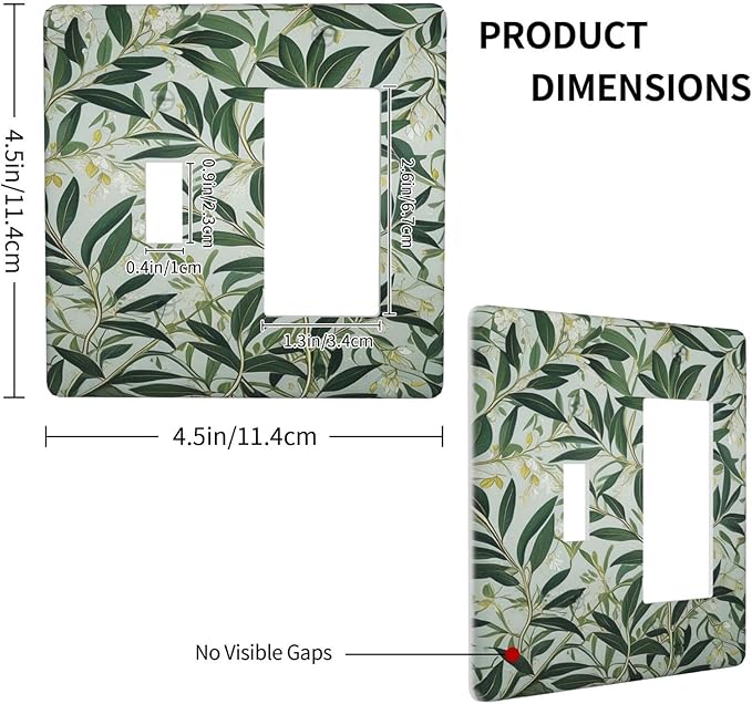 Botanical, Foliage, Leaves, Greenery, Plant Pattern, Nature-Inspired, Green Leaves, Branches, White Flowers, Yellow Accents, Natural Design