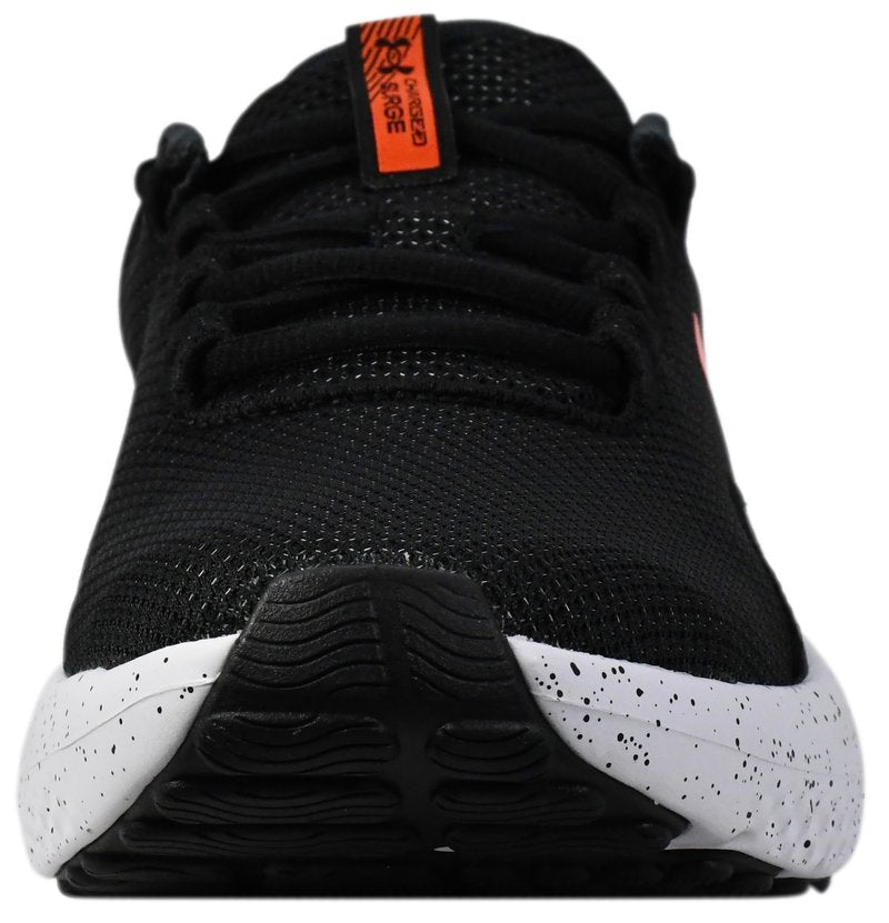 Under Armour Men's Charged Surge 4, (004) Black/Anthracite/Ares Red, 9.5, US