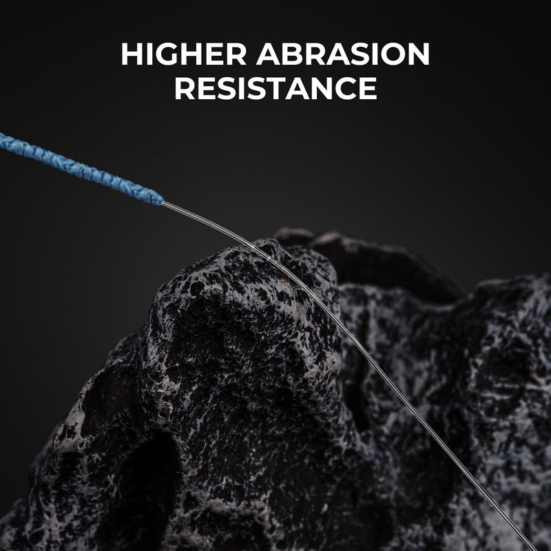 KastKing Fluorokote 100% Fluorocarbon Coated Fishing Line, Fluorocarbon Leader, Extreme Clarity,Fast Sinking,Shock Resistant, High Abrasion Resistance