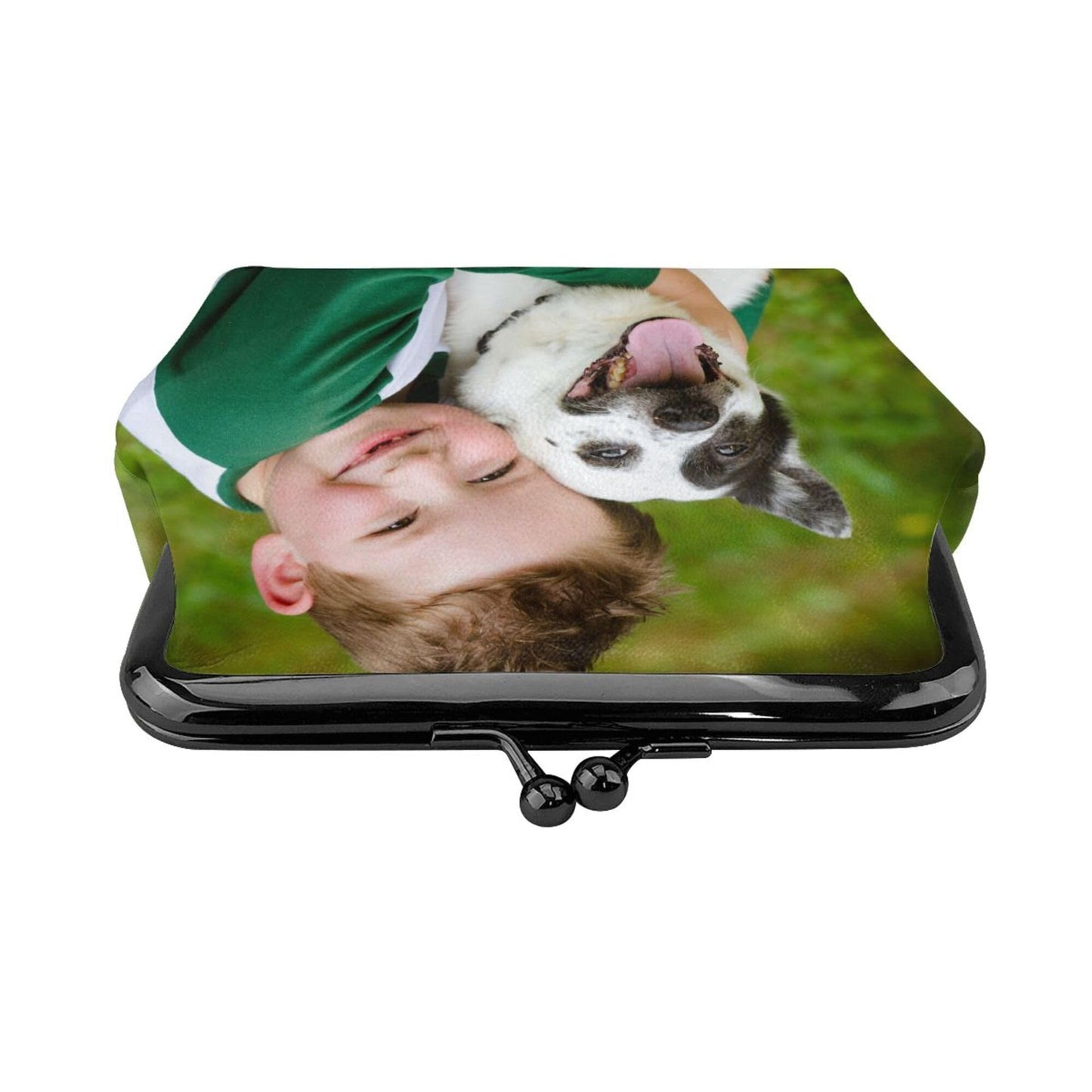 Custom Coin Purse Personalized Change Purse Design Your Photo Logo Name Change Purse Wallet Zipper Durable Cash Pouch Storage Bag for Women Gifts (Style 1)