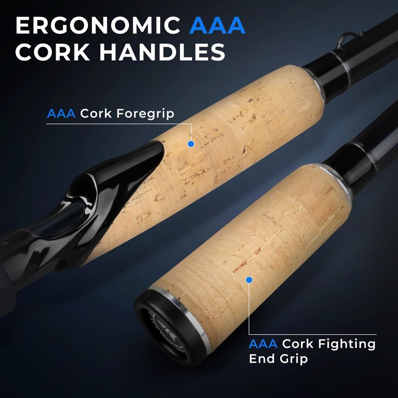 KastKing Megatron Titanium Telescopic Casting & Spinning Fishing Rods, IM7 Graphite Travel Rod with Titanium Solid Tip, Power Transition System, for Freshwater and Inshore Fishing