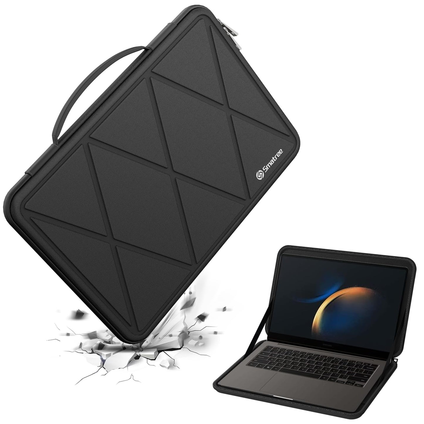 Smatree Hard EVA Protective Sleeve Case Compatible for 16 inch Samsung Galaxy Book5/4/3 Pro, for Samsung Galaxy Book5/4/3 Pro 360, for SamsungGalaxy Book4 Edge/Book4 Ultra/Book3 Ultra Laptop (X8283)
