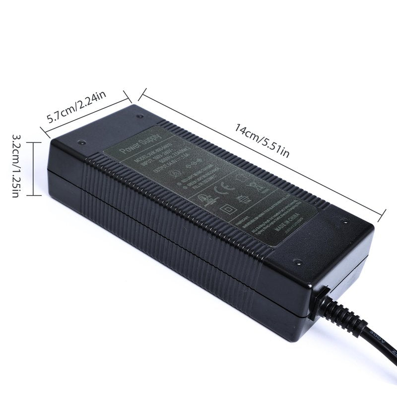 EVAPLUS 5 in 1 Plugs 54.6V Fast Charger, Universal for 48V 13S Lithium Batteries, Pinkind 48V Li-ion Battery Charger Replacement for Razor, Jetson, Voyage, Gotrax, Ninebot,Segway, Hiboy