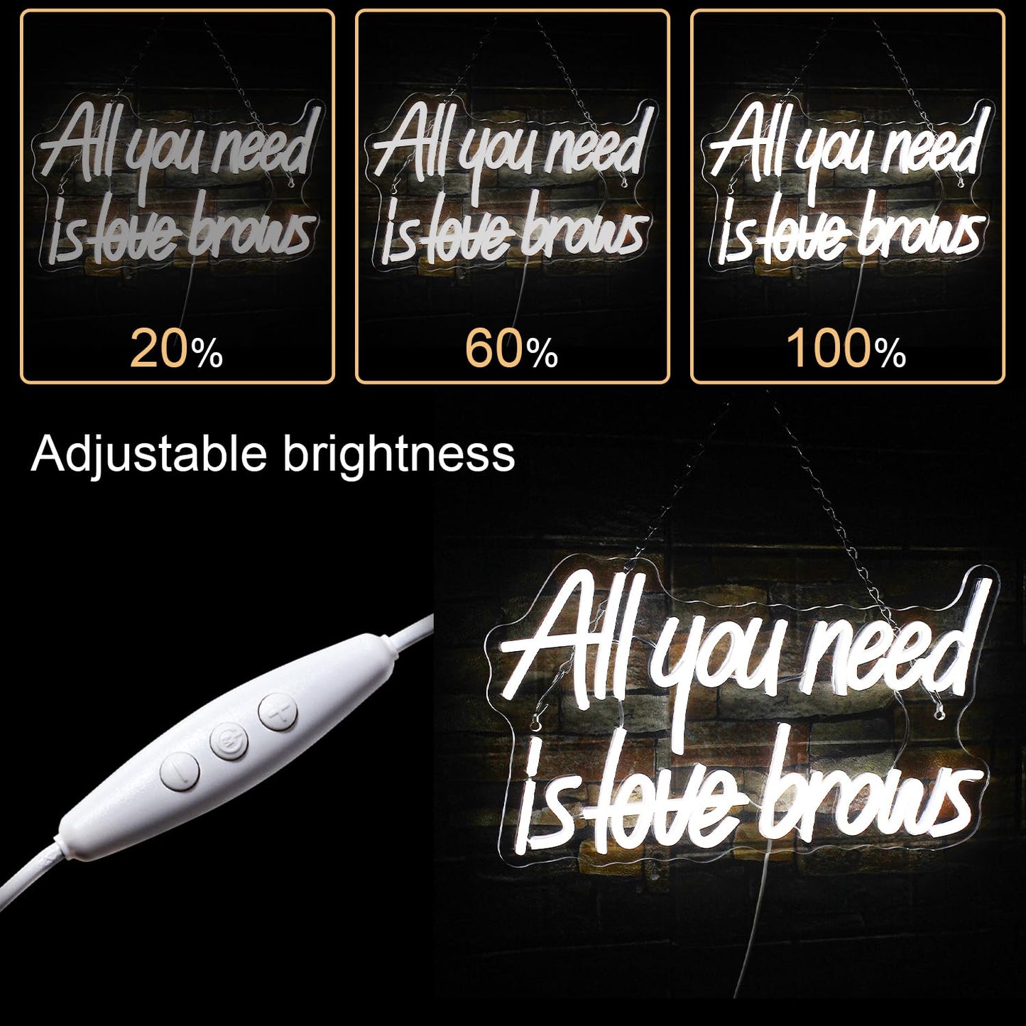 WLHOPE Read Books Be Kind Neon Sign Neon Signs for Wall Decor Dimmable Read Books Neon Lights LED Sign for Book Lovers Gifts Bedroom Bookstore Reading Room Library Study Room Decoration