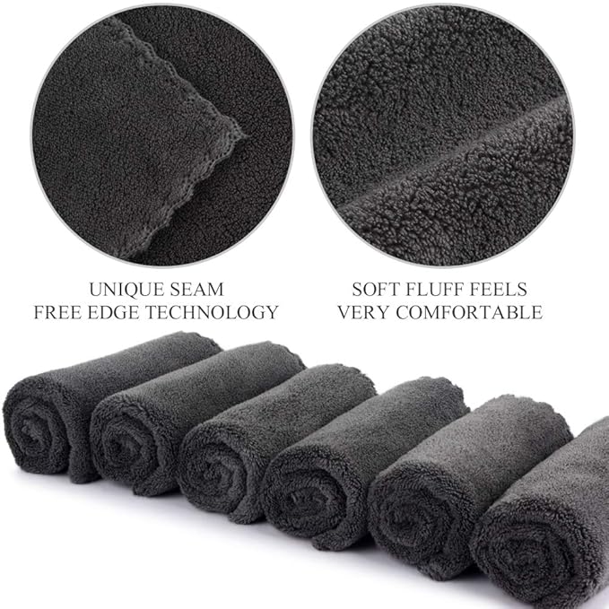 SUNLAND Microfiber Face Cloth Reusable Makeup Remover Facial Cleansing Towel