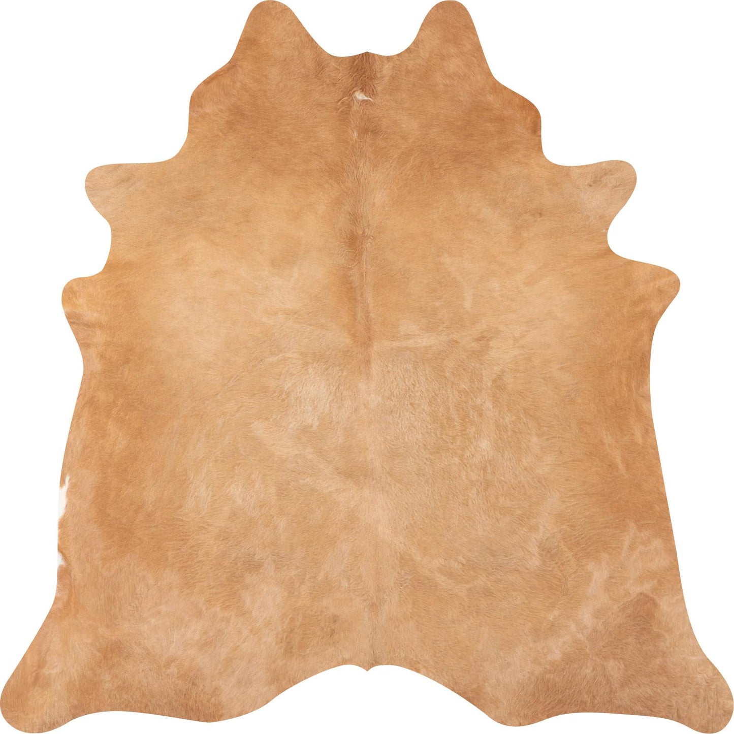ecowhides 100% Genuine Brazilian Cowhide Rug - Beige - Luxury Cowskin Leather Area Rug Décor 7 x 6 feet
