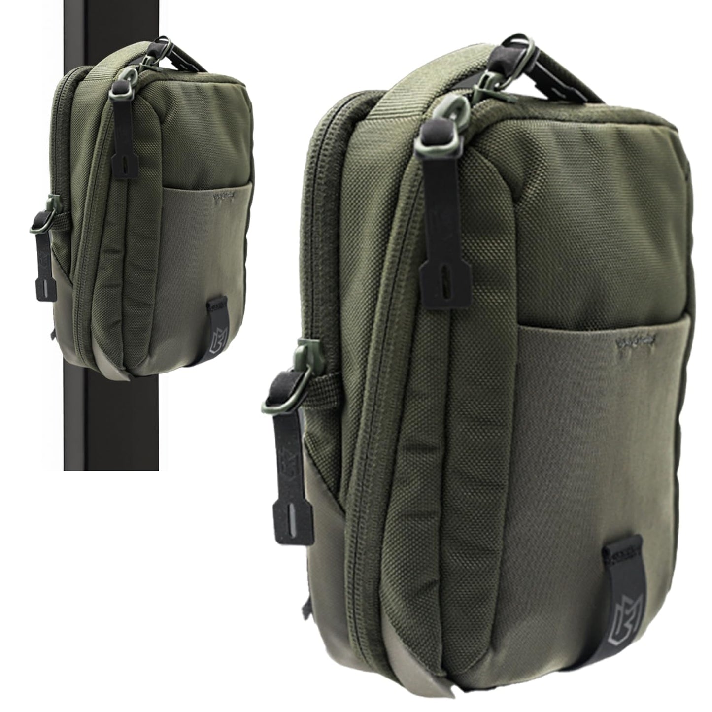 Magnetic Bag Company - Green Crossbody Bag Sling Chest Bag for Men and Women | Magnetic Gym Bags For Travel, Work, and Sports