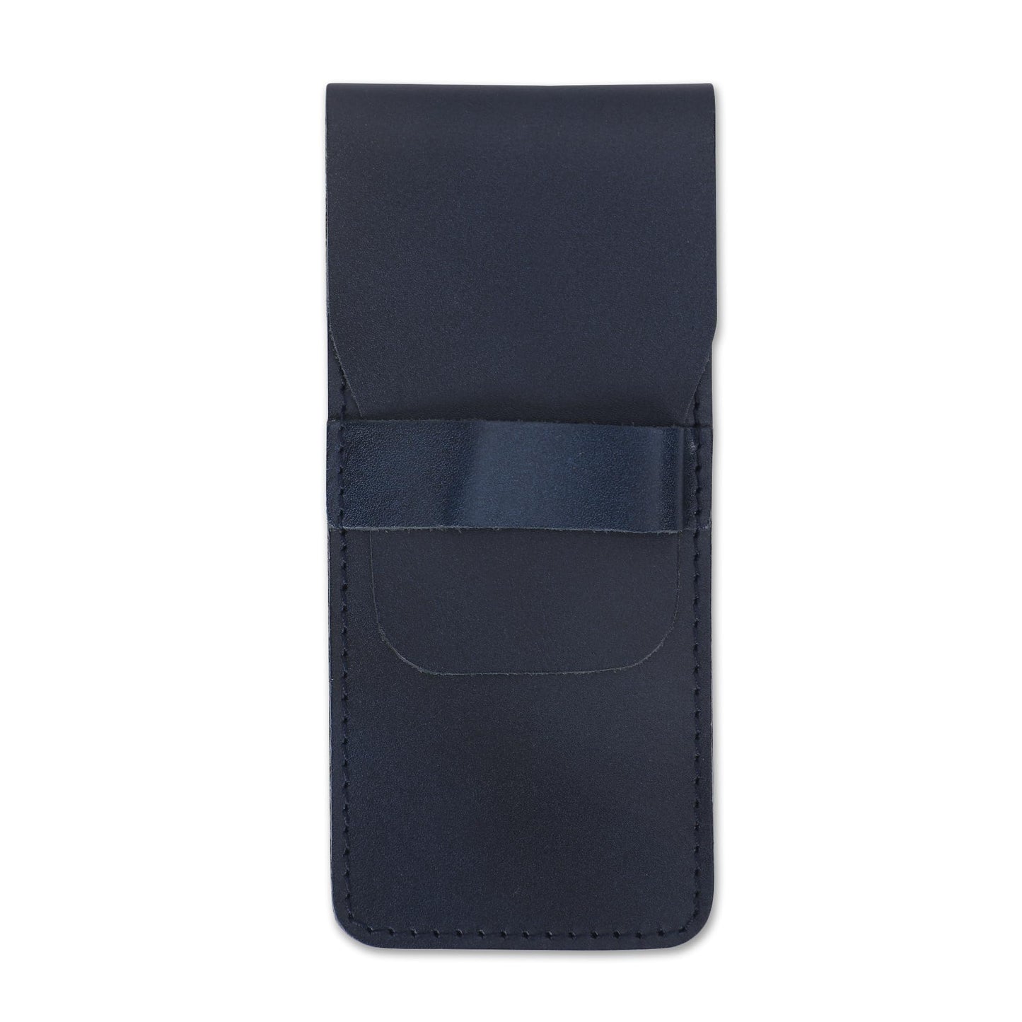 CestAntiQ Leather Pen Sleeve Case for Fountain Pens, Multi Pen Holder Organizer, Handmade Full Grain Leather Pouch, Durable Protective Pen Cover, Classic Pen Storage Gift (Blue)