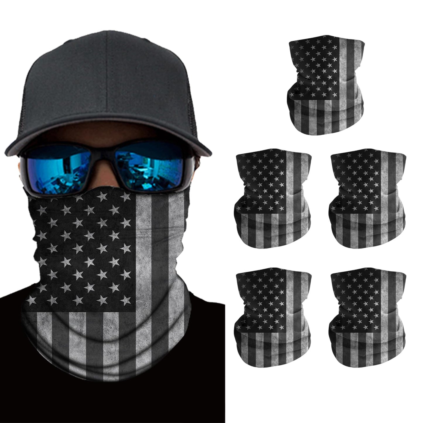 Breathable Neck Gaiter UPF 30+ Sun Protection Face Mask for Men & Women