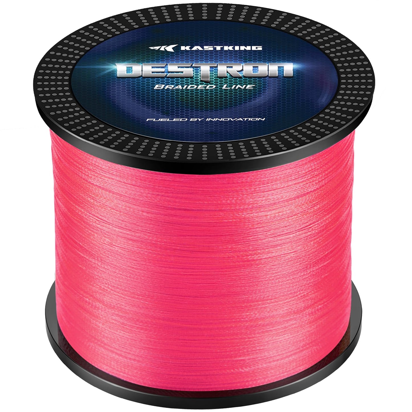 KastKing Destron Braided Fishing Line, Pink, 4 Stands, 80LB, 150Yards