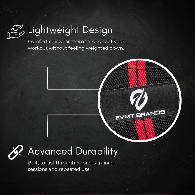 Premium Wrist Wraps for Weightlifting - Durable Lifting Straps for Enhanced Support | Ideal for Strength Training & Gym Workouts