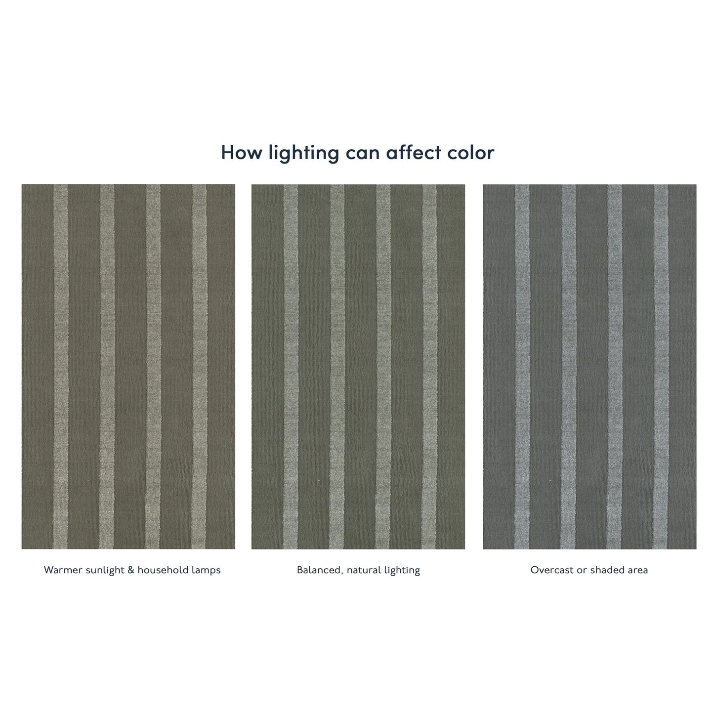 Revival Rugs Staves 8'x10' Area Rugs for Living Room Bedroom Dining Room - Washable, Oeko-TEX Certified, Modern, Green