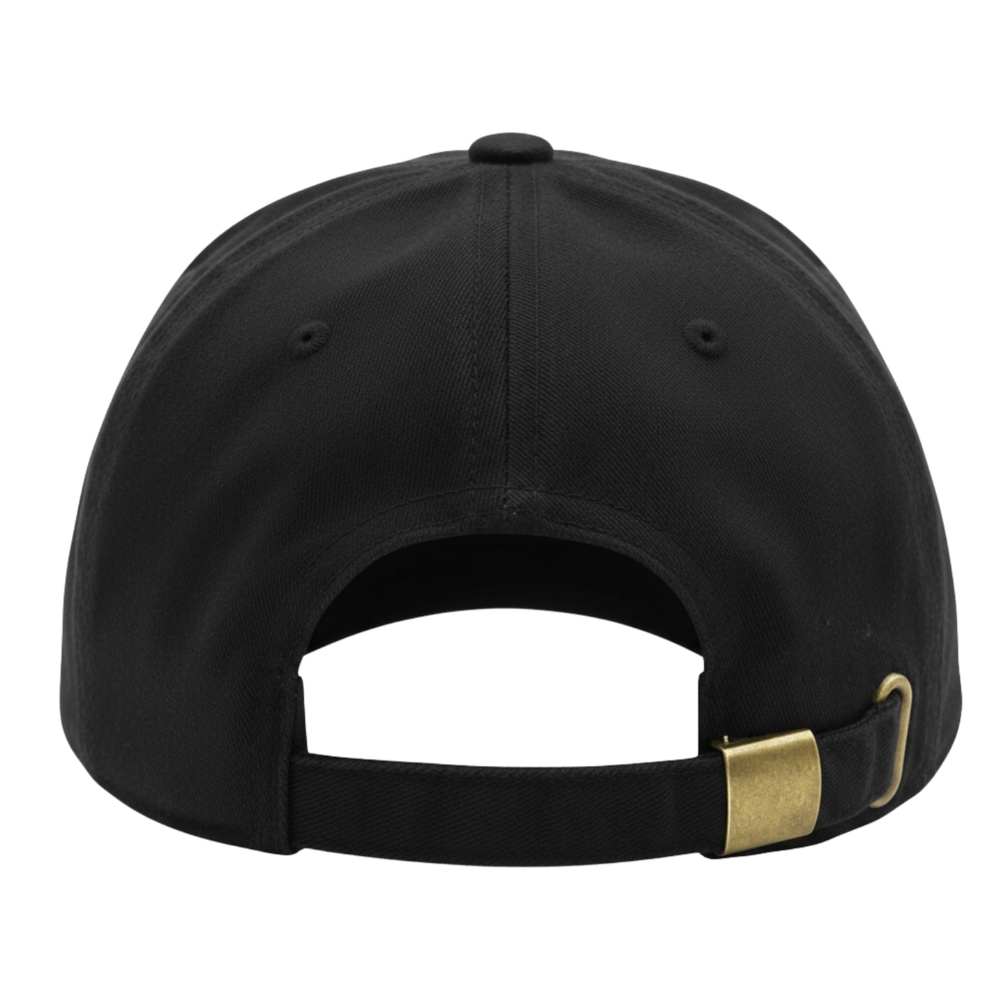 Stitch and Bill Mens Athletic Deep-Crown Baseball Cap 100% Soft Cotton Unstructured Dad Hat Outdoors Adjustable (US, Alpha, One Size, Black Cotton Soft Panel)